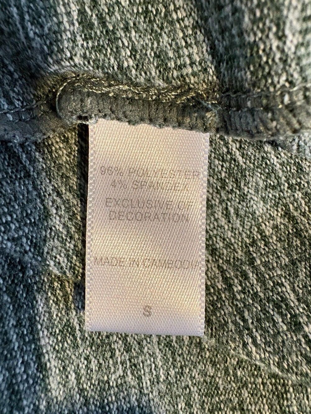 Cuddl Duds Soft Knit One Button Cardigan Robe Size Small Thyme Green Heather - Picture 7 of 15